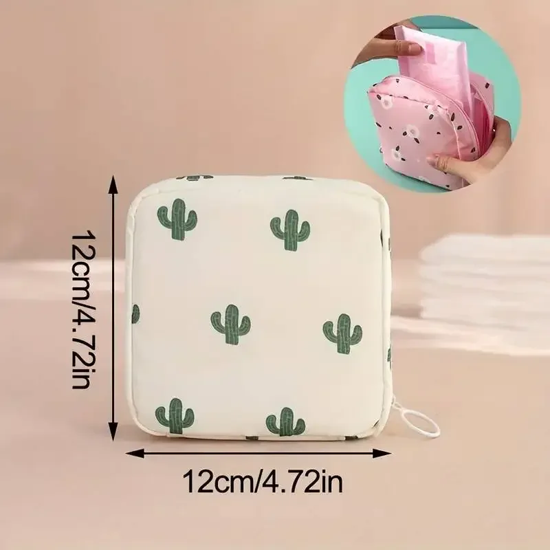 sac de rangement multifonction portable pour serviettes hygiéniques, pochette pour tampons, sac cosmétique, organisateur de maquillage, sacs pour serviettes hygiéniques pour filles