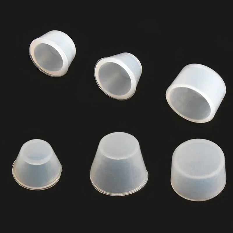 20 pièces/50 pièces sac en cuir sac à main rivet inférieur transparent silicone housse de protection sac de messager serrure rainure résistante à l'usure