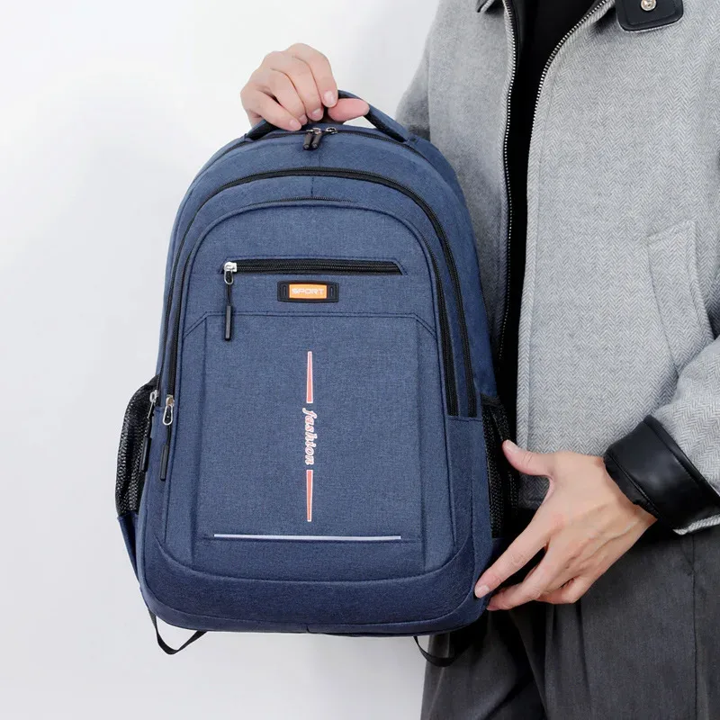 sac à dos simple et décontracté pour femmes, nouveau sac à double épaule résistant à l'eau, grande capacité pour hommes d'affaires