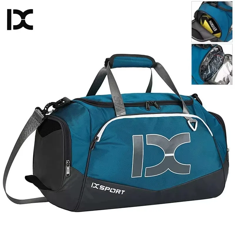 sac de sport de voyage avec compartiment à chaussures indépendant, séparation sec/humide, sac à main, sac bandoulière, sac de voyage