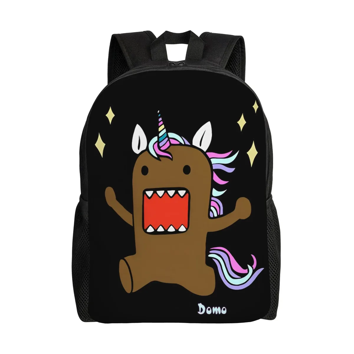 sac à dos domo kun doll cool, cadeau idéal pour le lycée, la randonnée, les voyages, sac à dos meme anime pour hommes et femmes, sacs en toile pour l'université