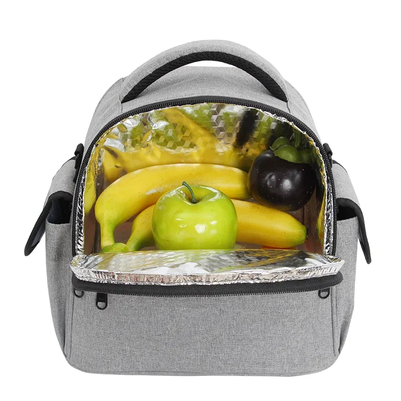 denuoniss étanche hommes sac à dos créatif multifonction déjeuner sac à dos oxford tissu feuille d'aluminium sac à dos thermique sac isotherme