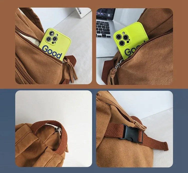 sac à dos uni pour femmes, sac à dos en toile lavée 2026 pour adolescentes, sacs d'école, sac à dos de voyage pour hommes, sac à dos de grande capacité, sac à dos de jour