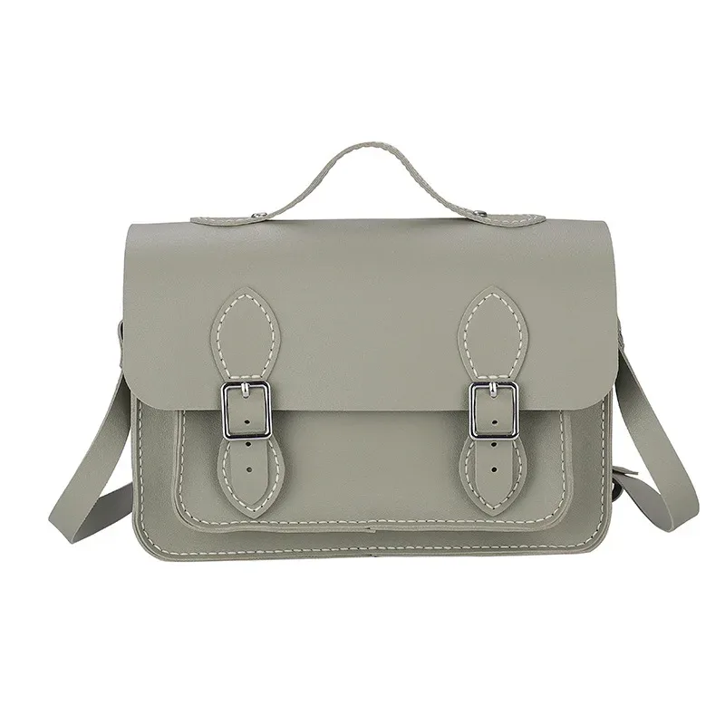 sac cambridge en cuir pu personnalisé, bricolage, couture à la main pour femmes, sac à bandoulière, kit semi-fini coloré