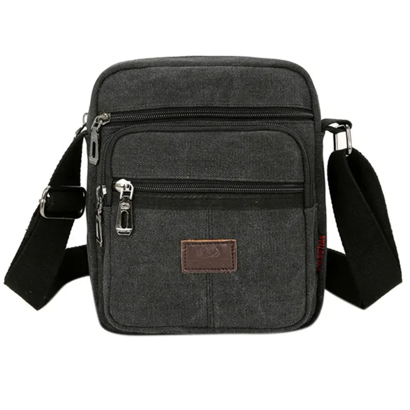 sac à bandoulière pour hommes affaires loisirs grande capacité sac à main portable fermeture éclair multicouche étanche été sacs à bandoulière pour hommes