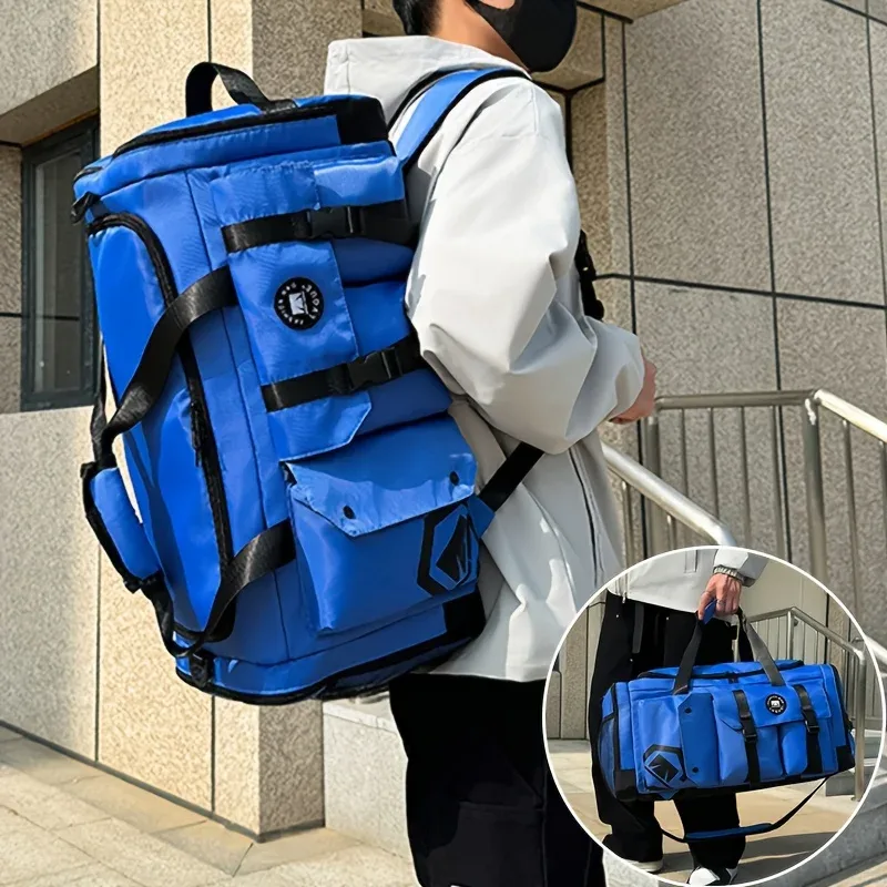 nouveau sac de voyage grande capacité 2025, compartiment séparé pour chaussures, sac de sport et de gym avec fermeture éclair pour séparation sec/humide
