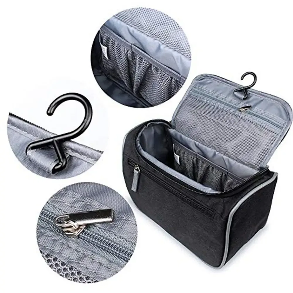 trousse de maquillage grande capacité pour femmes, trousse de toilette de voyage, trousse à cosmétiques
