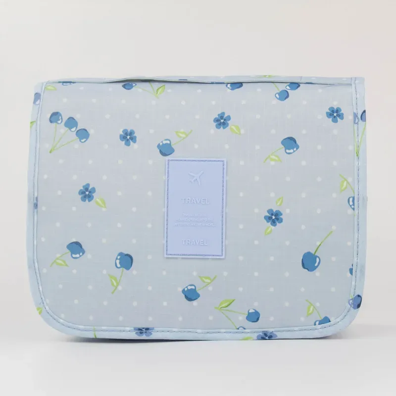 sac de maquillage de haute qualité pour femmes, sac à cosmétiques de voyage, crochet, organisateur de produits de toilette, rangement étanche, sac de lavage suspendu pour salle de bain