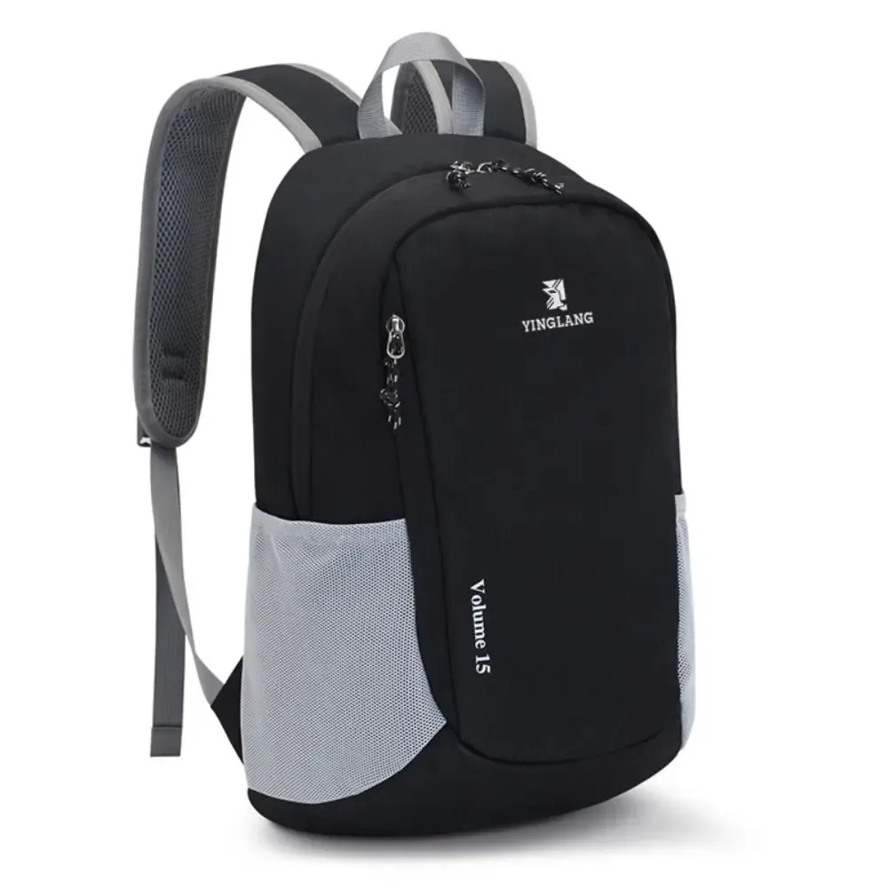 sac de camping en nylon 15l, grande capacité, ultraléger, sac à dos de sport, sac à dos de randonnée décontracté et portable pour l'extérieur