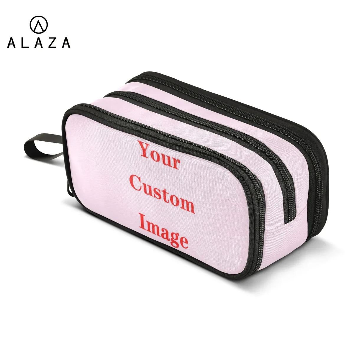 trousse à crayons double couche en polyester, sac de maquillage grande capacité pour écoliers enfants, boîte à crayons, pochette, fournitures de papeterie, nouvelle collection