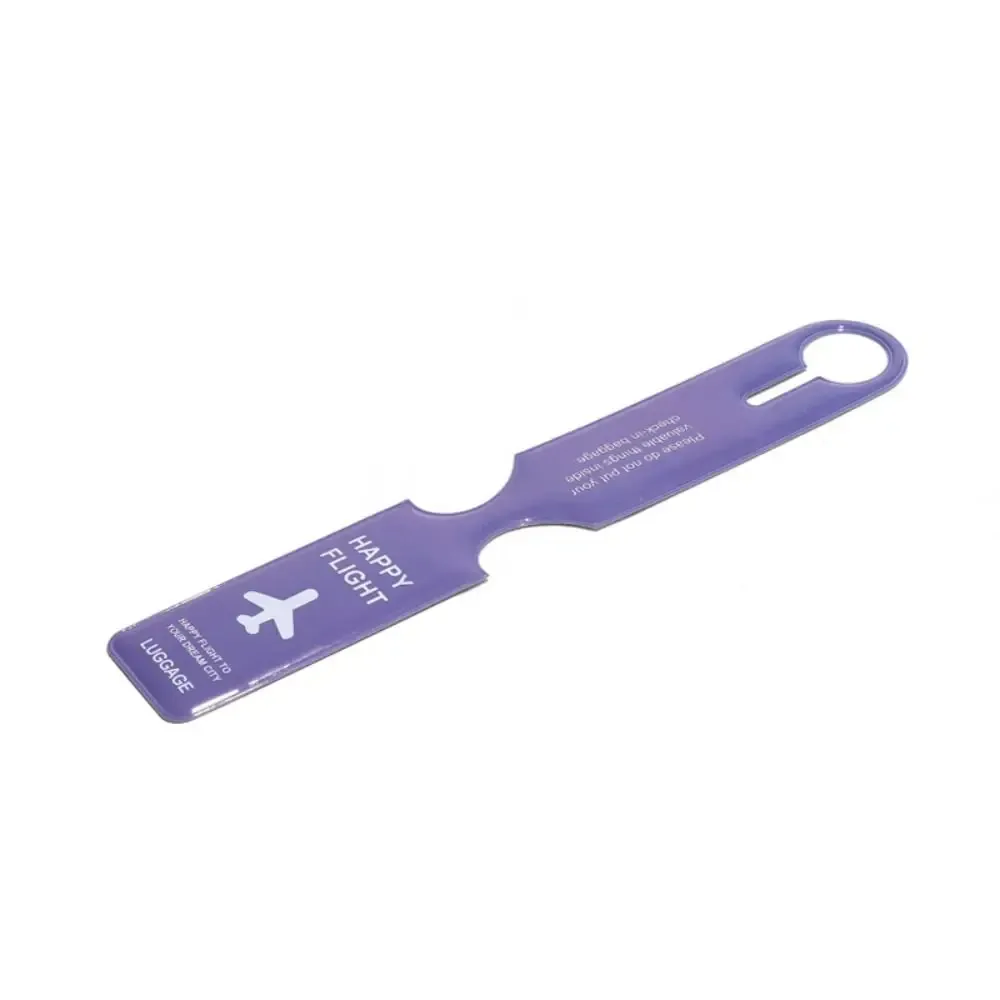 étiquette de bagage en pvc pour carte d'embarquement, étiquette nominative pour bagages, carte d'information, étiquette de valise d'avion, étiquette d'adresse