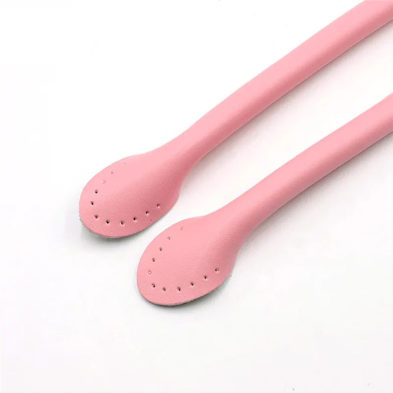 2 poignées en cuir de vachette durables de 40, 50, 60 cm, sangle détachable pour sacs à bandoulière, poignée en forme de feuille, sangle de remplacement diy faite à la main pour sac à main