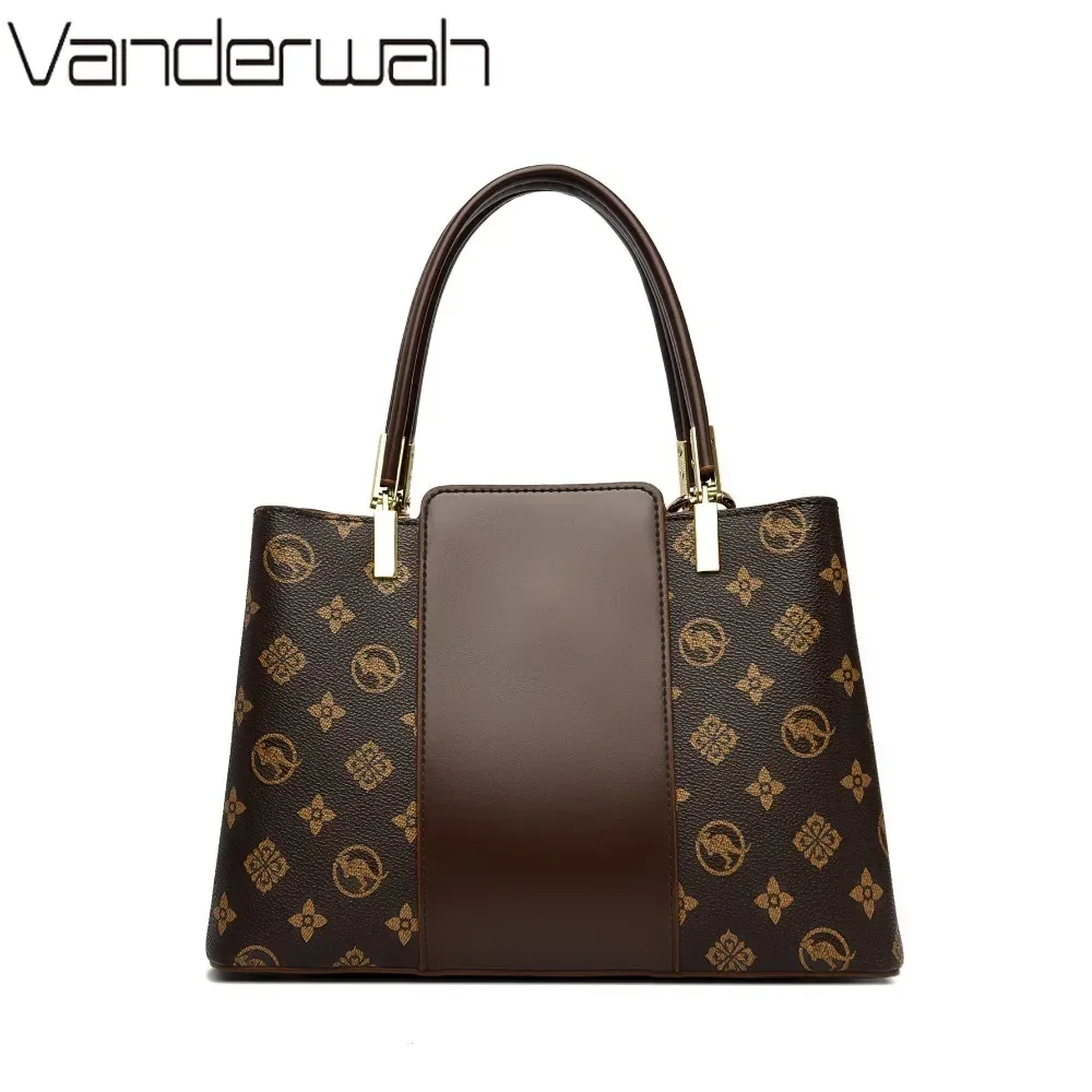 véritable marque sac en cuir sacs à main de luxe femmes sacs sacs à main de créateur de haute qualité dames sacs à bandoulière pour femmes 3 couches