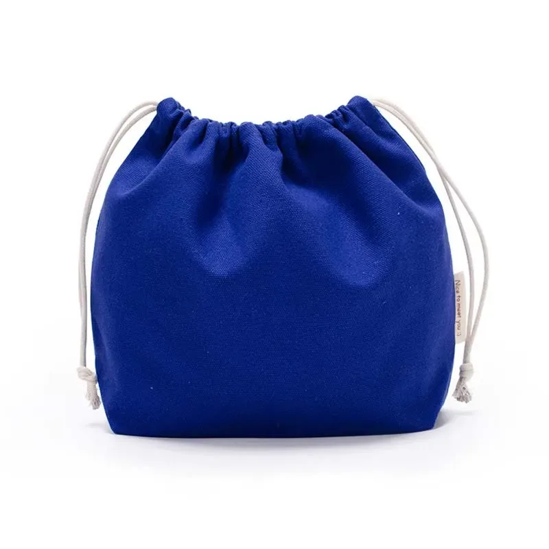 sacs à provisions en toile réutilisables pour femmes, sac de rangement de voyage, fourre-tout en coton, poudres à bijoux, poches à soupe, proximité solide, 27x20cm