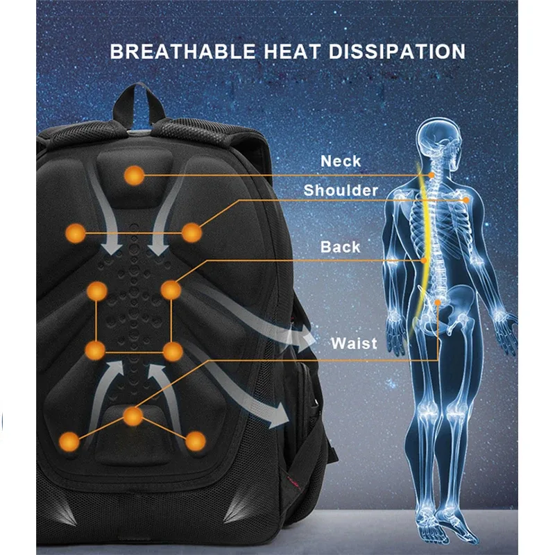 sac à dos imperméable de marque pour hommes, antivol, pour ordinateur portable de 17 pouces, sac à dos de voyage en avion, sac d'école pour hommes, mochila