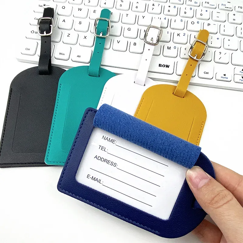 étiquette de bagage de luxe gravée avec initiales pour voyage, étiquette de valise pour vacances et voyages d'affaires, breloque de sac à main, nom personnalisé, vente en gros, cadeau de mariage