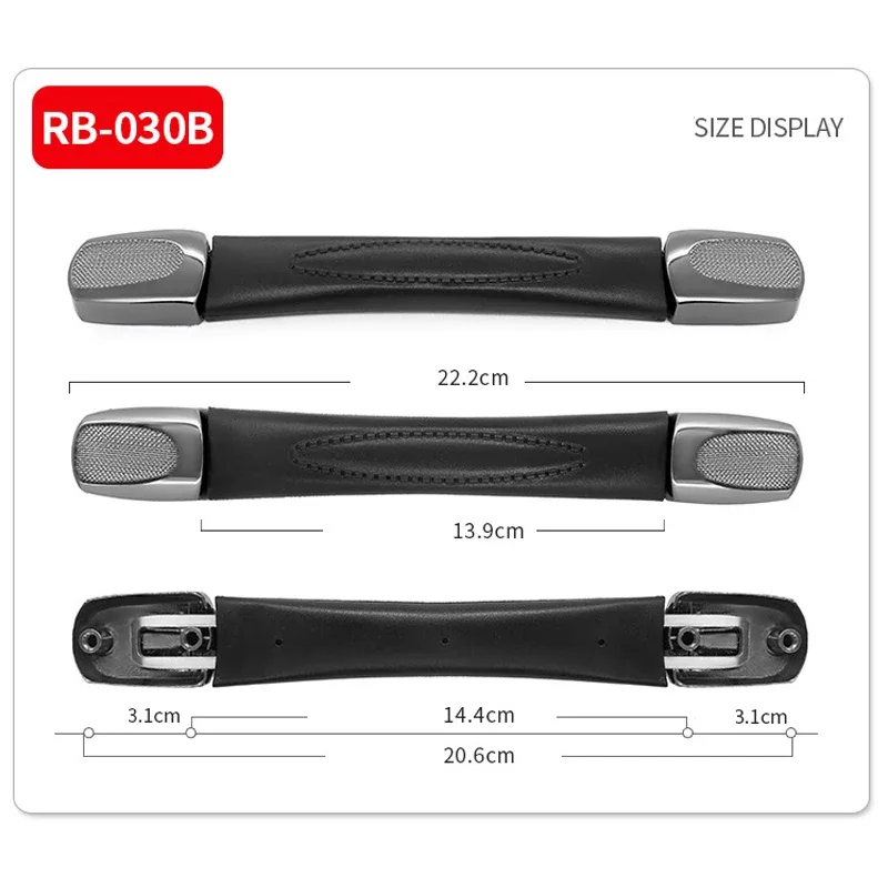 poignée de bagage bricolage valise de remplacement poignées de bagage valise de voyage fixation rétractable et mécanisme d'attache de sécurité poignée sangle sac à bagages pièces accessoires