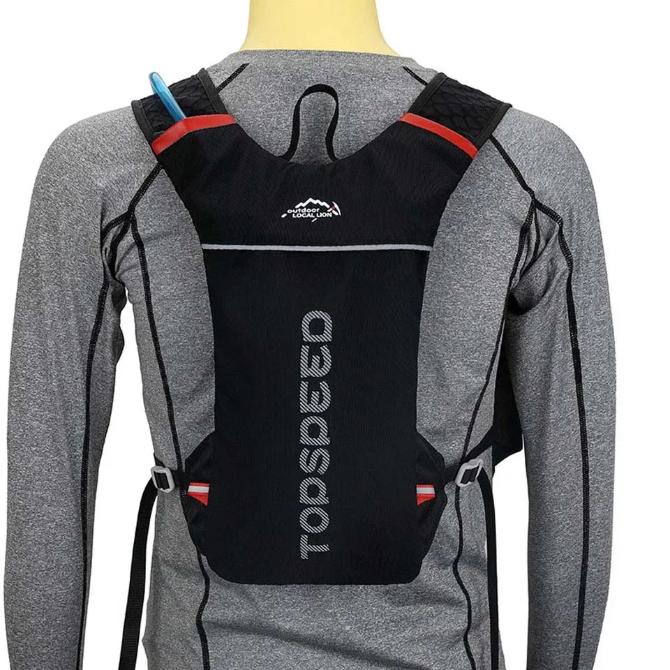 sac à dos d'hydratation pour course à pied 5l, sac de course ultra léger pour marathon, sac à dos de vélo, option gourde souple 500ml