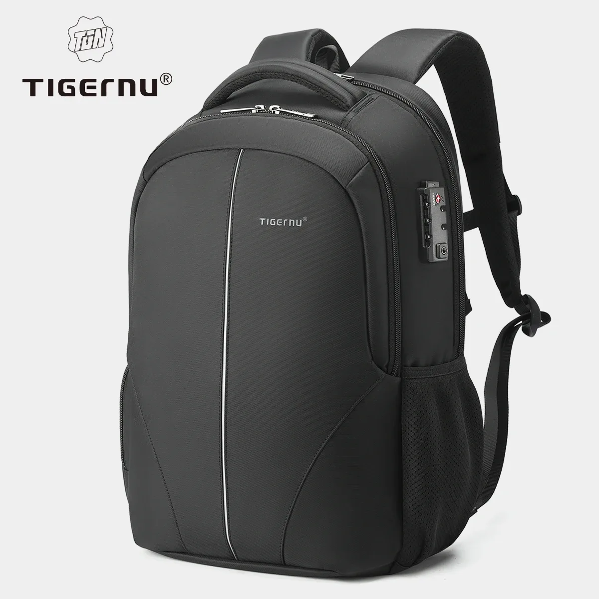 tigernu sacs à dos de voyage 14-15.6-17 ''sac à dos pour ordinateur portable pour hommes tsa sac à dos antivol sacs à dos en nylon sac pour cartable sac à dos