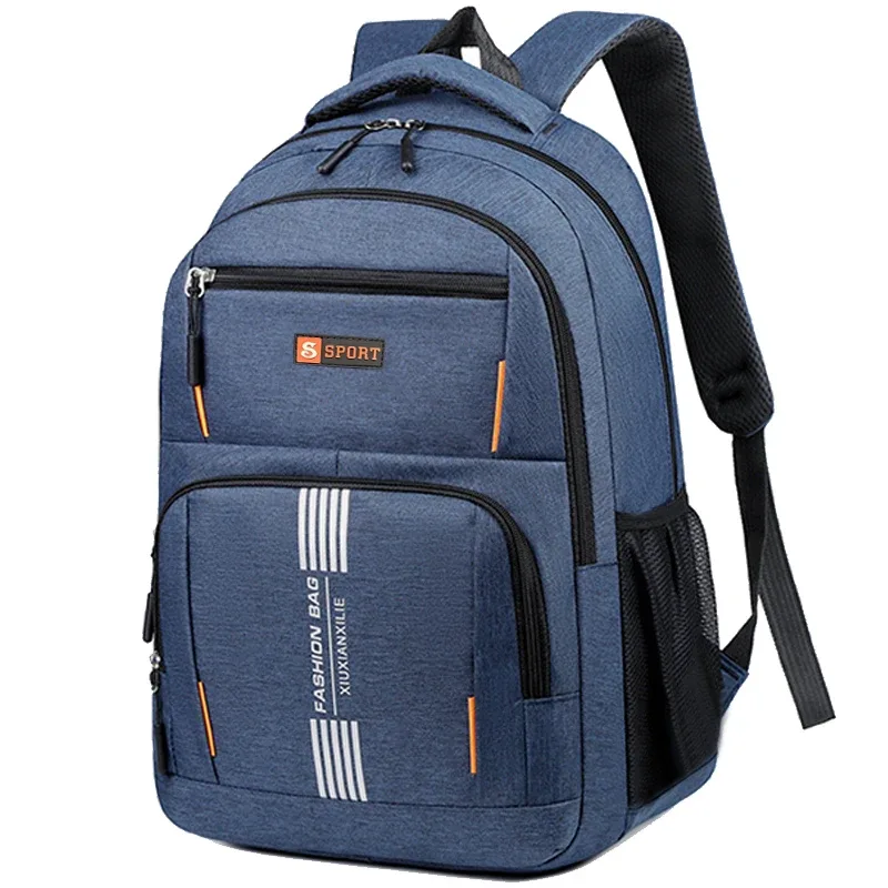 sac à dos de style neutre pour hommes et femmes, adapté aux voyages d'affaires et aux cartables pour étudiants, avec plusieurs couches de poches