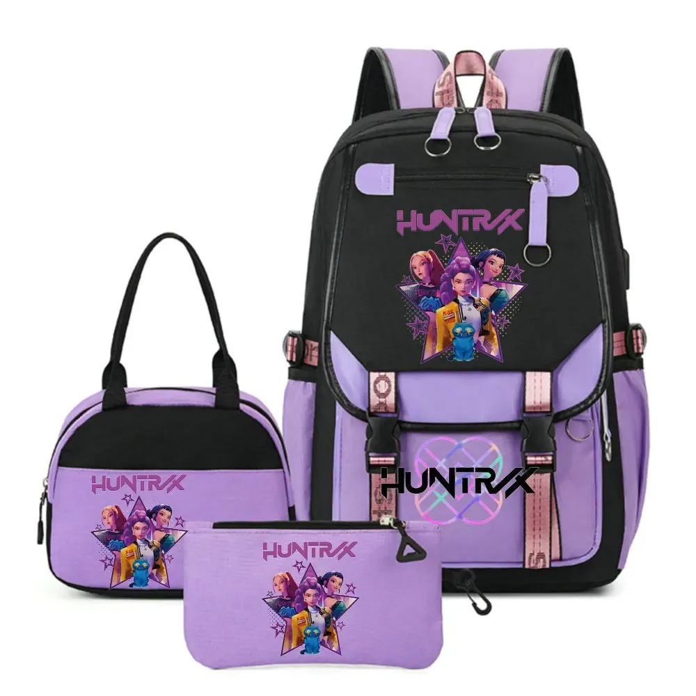 nouveaux sacs à dos kpop demon hunters, sac d'école pour garçons et filles, sac à dos pour ordinateur portable, pour adolescents, filles et femmes, imprimé mochila escolar, cadeau