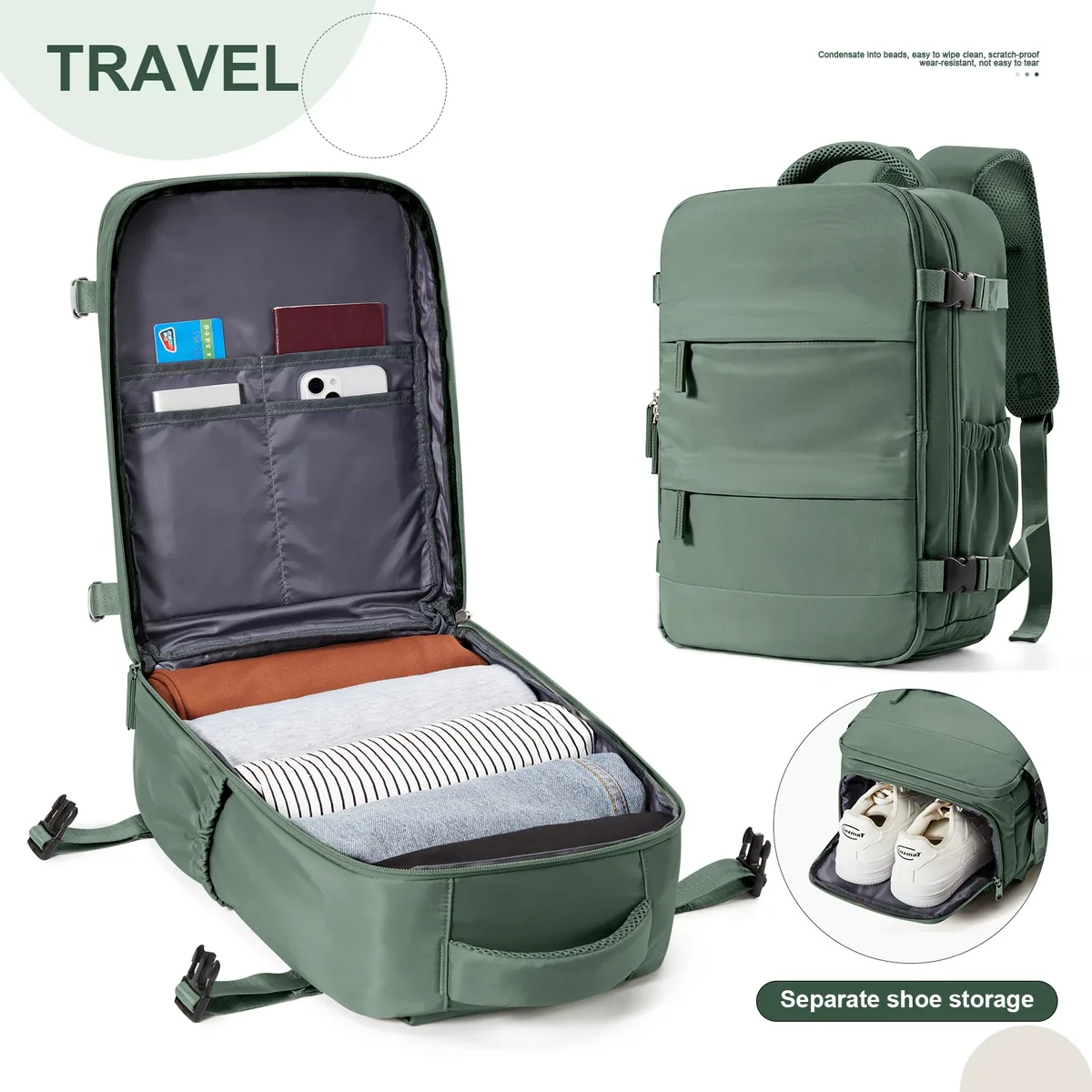 sac à dos ryanair 40x20x25, sac de cabine, sac à dos de voyage pour hommes et femmes, bagage à main, sac à dos pour ordinateur portable de loisirs