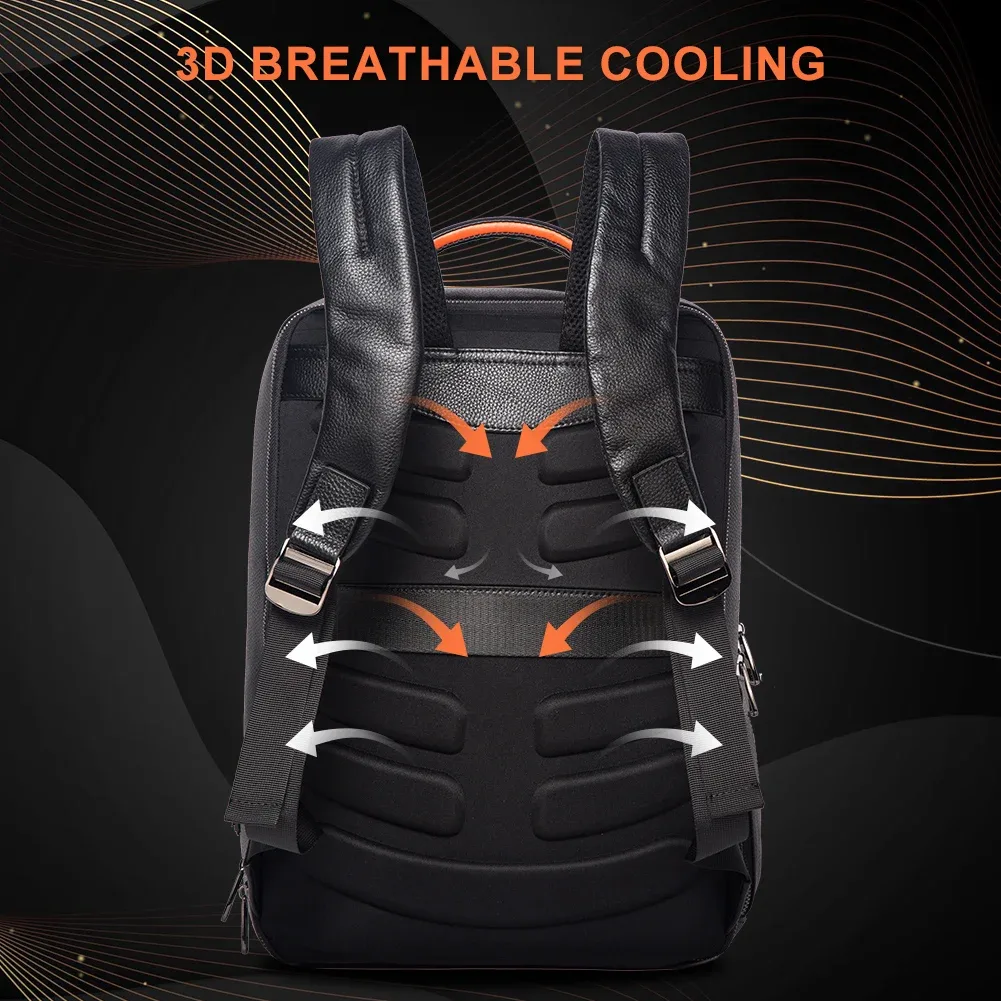 humerpaul-sac à dos de voyage pour homme d'affaires, école, extensible, usb, grande capacité, ordinateur portable 15.6 pouces, extérieur