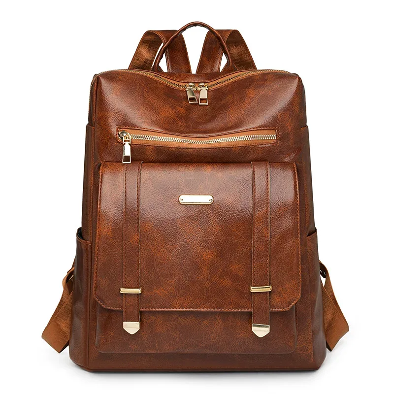 nouveauté sac à dos sac à main pour femmes en cuir pu anti-vol voyage sac à main sacs à bandoulière