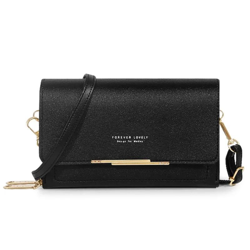 portefeuille coréen pour femmes, sac à main multi-cartes, grande capacité, sac à bandoulière décontracté, paquet de téléphone portable, nouveau style à la mode
