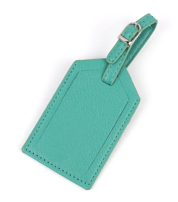 étiquette de bagage étanche chancelier créative, étiquette suspendue en cuir, carte d'embarquement touristique, à la mode