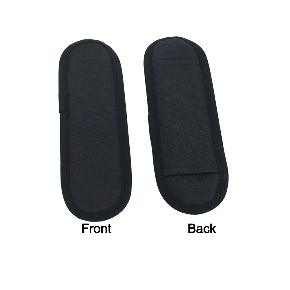 sangle d'épaule noire pour sac à dos, réductrice de pression et de poids, avec coussinet élargi pour le dos