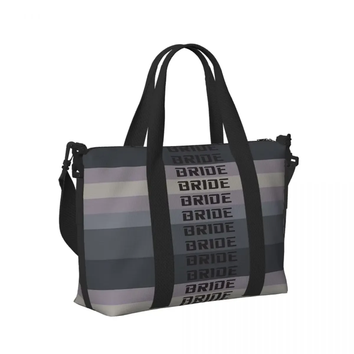 sac de voyage de plage en matériau personnalisé pour mariée jdm, fourre-tout de grande capacité pour salle de sport, sac à bandoulière de shopping pour femmes