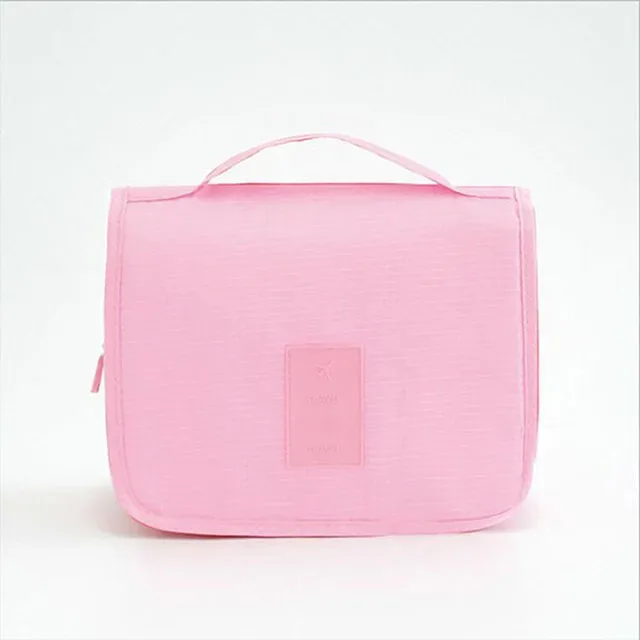sac à cosmétiques pochette de voyage pour femmes articles de toilette imperméables organisateur de beauté dames salle de bain nécessaire sac de rangement de maquillage avec crochet de lavage