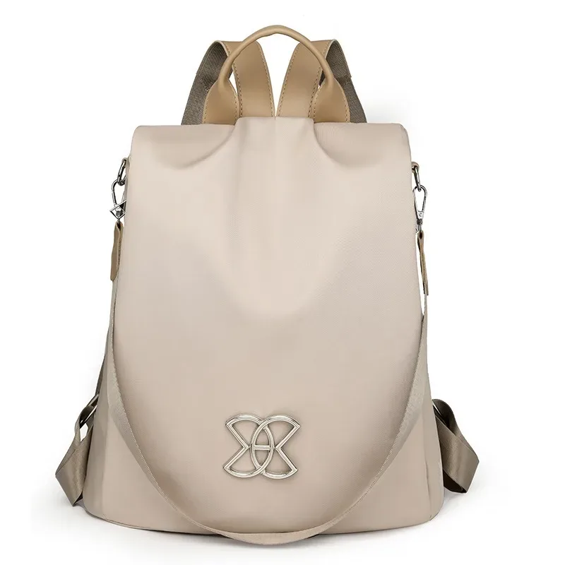 sac à dos oxford imperméable personnalisable pour femmes, sac à dos antivol à la mode, sac d'école de grande capacité