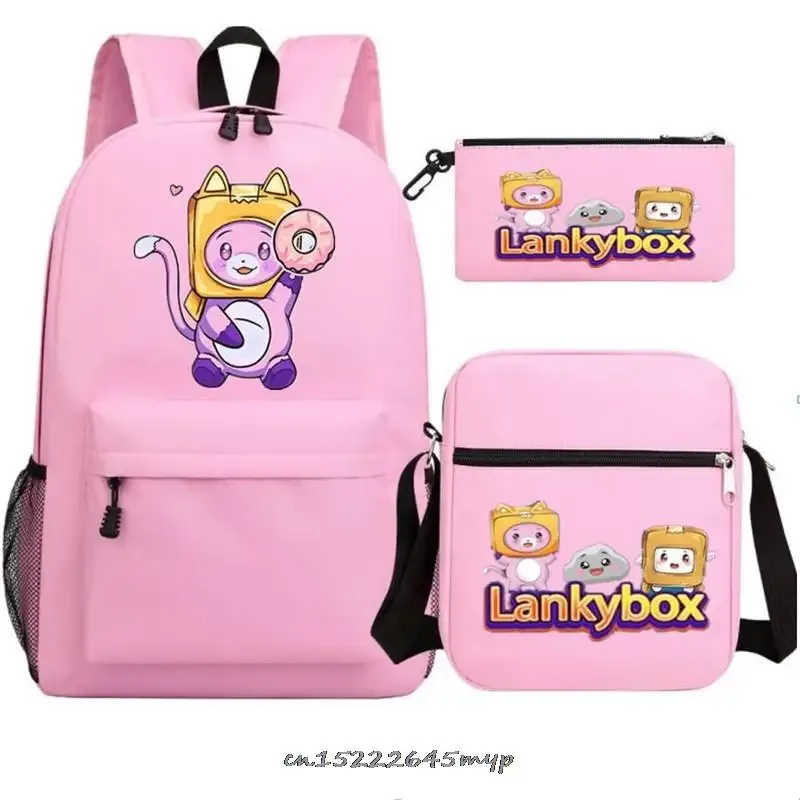 sac dos nylon fleurs dessin animé bleu noir rose galaxie personnages mignons poche latérale fermeture glissière usage voyage capacité grande