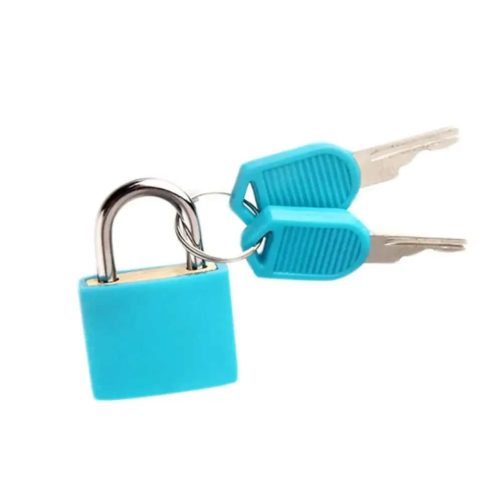 serrure de porte d'armoire de sécurité antivol, mini-cadenas de valise, acier de bain, petite serrure à bagages, fournitures de voyage, 2 prédire, 23mm