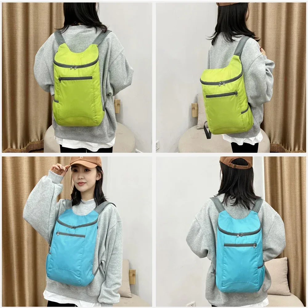 sac à dos de voyage pliable pour hommes et femmes, sacs à dos de plein air, sac de peau de rangement, sacs de sport pour femmes, imperméable, léger, sac à dos de randonnée, nouveau