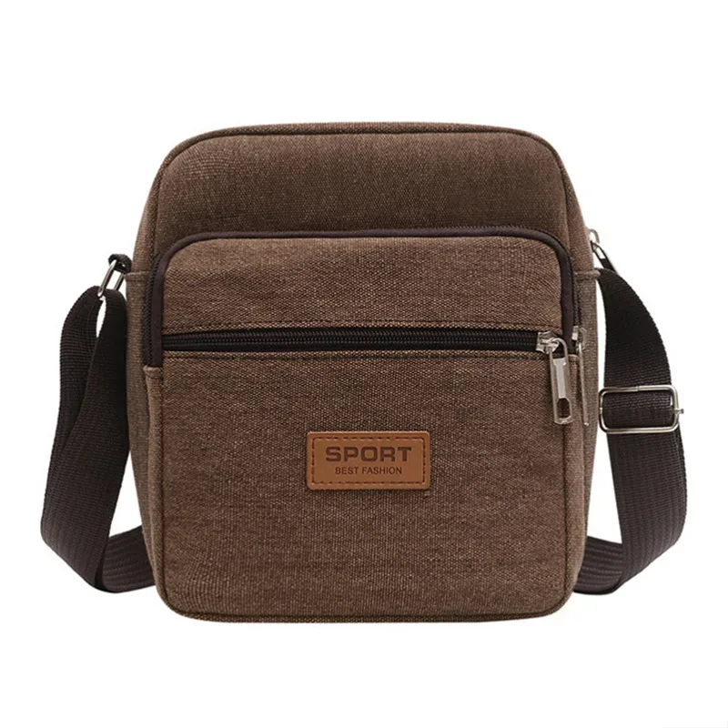 sac à bandoulière pour hommes affaires loisirs grande capacité sac à main portable fermeture éclair multicouche étanche été sacs à bandoulière pour hommes