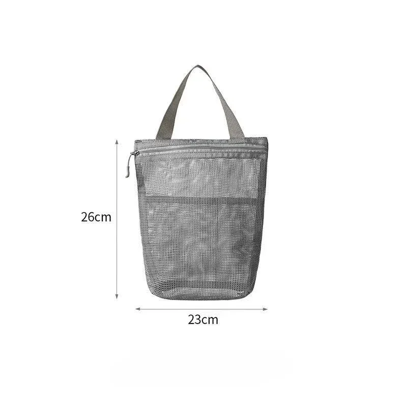 trousse de toilette de voyage en maille à séchage rapide – grande capacité, suspendue, organisateur de lavage portable pour hommes et femmes, idéale pour les voyages d'affaires