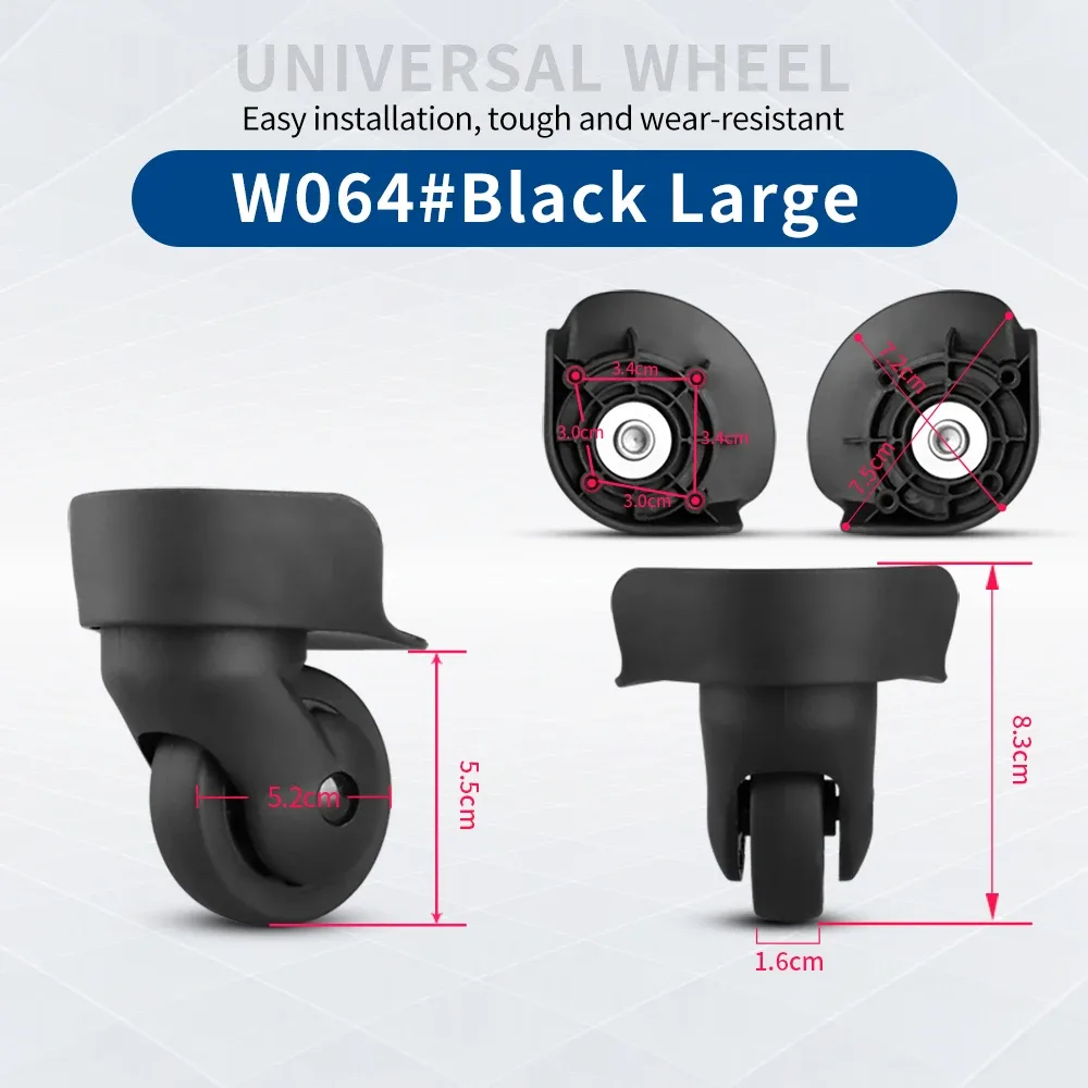 valise à roulettes universelle, accessoires de roue, pièces de rechange pour valise, roue à bagages, entretien universel p