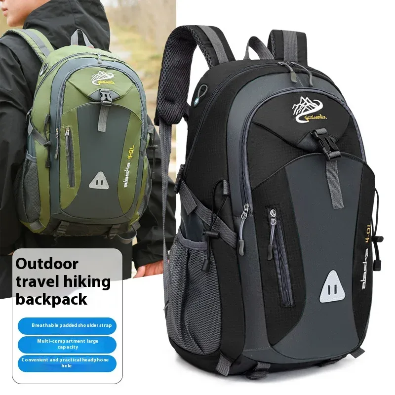 hommes sac à dos en nylon imperméable hommes décontracté en plein air voyage sac à dos randonnée camping alpinisme sac à dos sac de sport femmes