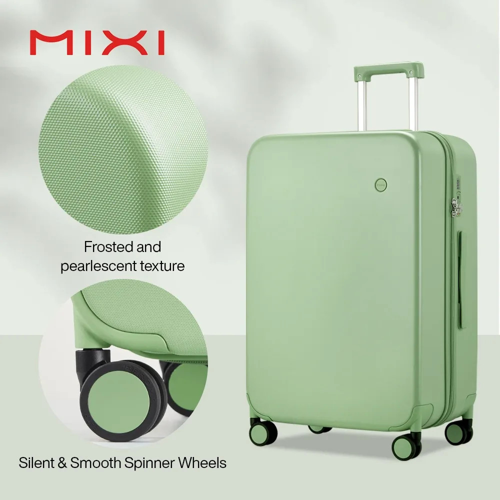 réi-valise de voyage à roulettes pour homme et femme, design puriste, 14 ", 20", 24 ", 26", roues roulantes, grille fine hardside