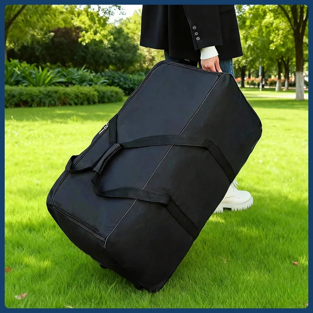 sac de voyage à roulettes, grand, léger, imperméable, avec roulettes et poignée de transport
