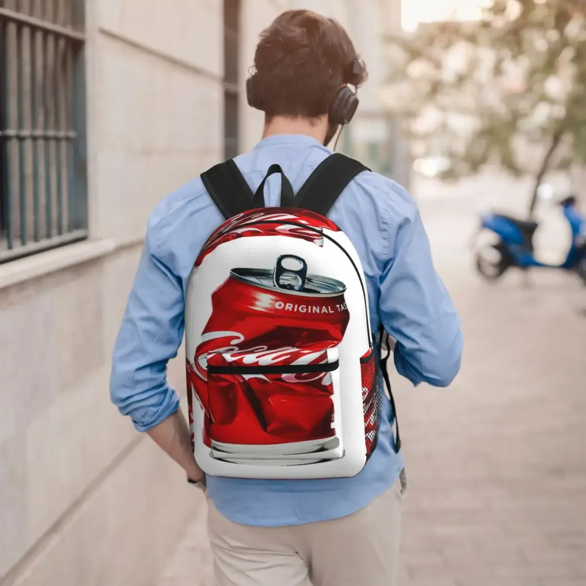sac à dos coca cola pour étudiants, sac d'école, sac à dos de randonnée, sac à dos de voyage pour garçons et filles, sac à bandoulière
