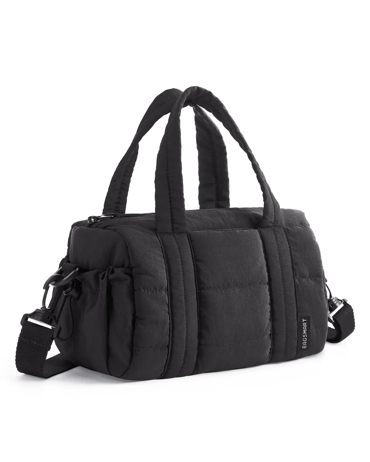 bagsmart sac de sport de voyage pour femme tapis de yoga sac de sport avec poche humide et sèche sac de sport matelassé pour la natation du week-end