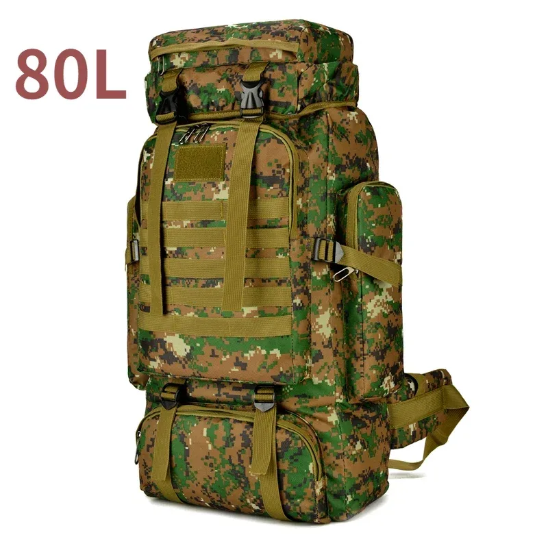 sac dos oxford université camouflage noir gris jaunes activités plein air grande taille randonnée camping