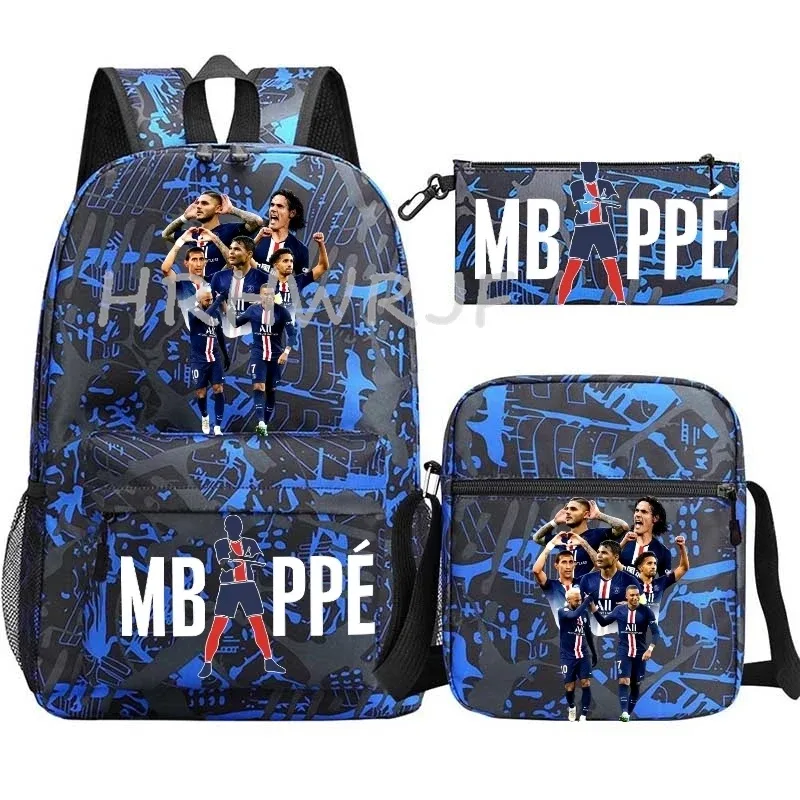 sacs à dos neymar, lot de 3, grand sac de voyage pour adolescents, sac d'école, sac à dos de sport, sac à dos décontracté en nylon classique pour ordinateur