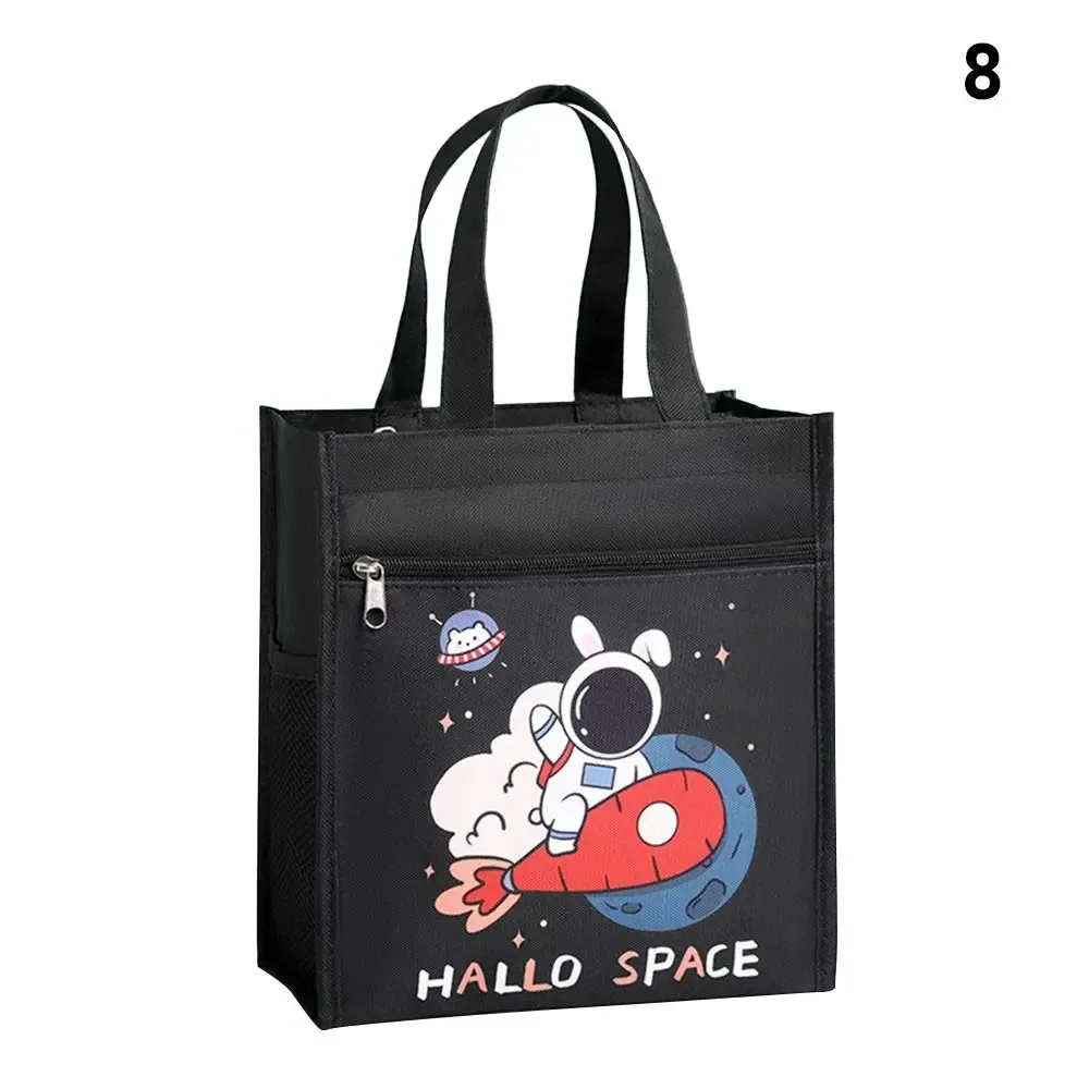 1 pièces organisateur de petit déjeuner sac thermique isolé sac de rangement sac à déjeuner mignon pique-nique voyage dessin animé refroidisseur boîte chaude enfant étudiant