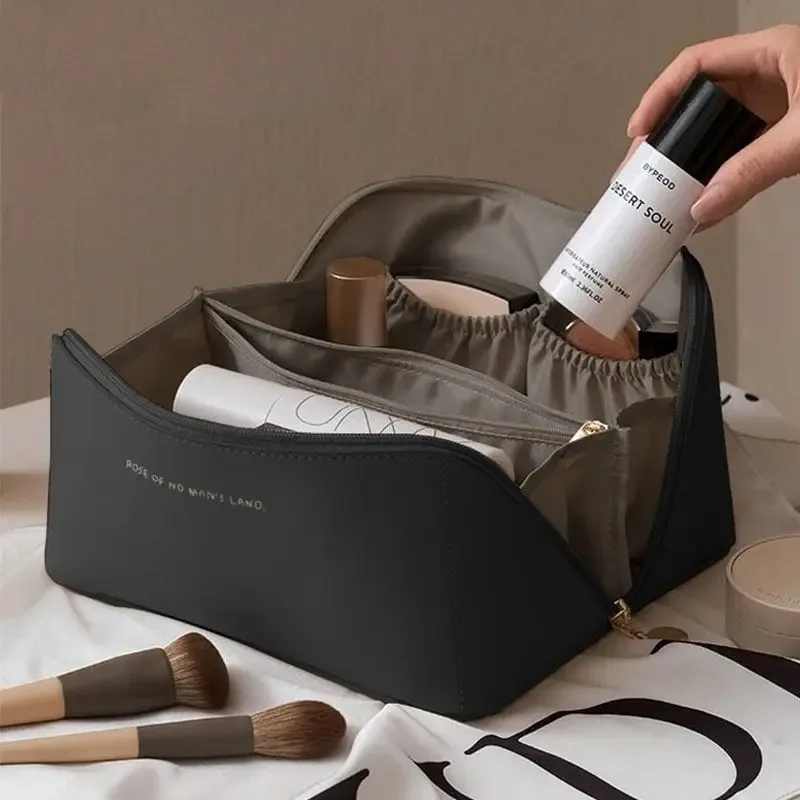 homefish organizer – trousse de toilette pour femme, trousse de maquillage, pochette de rangement, boîte de luxe pour femme, trousse à cosmétiques, sac organisateur de voyage avec fermeture éclair