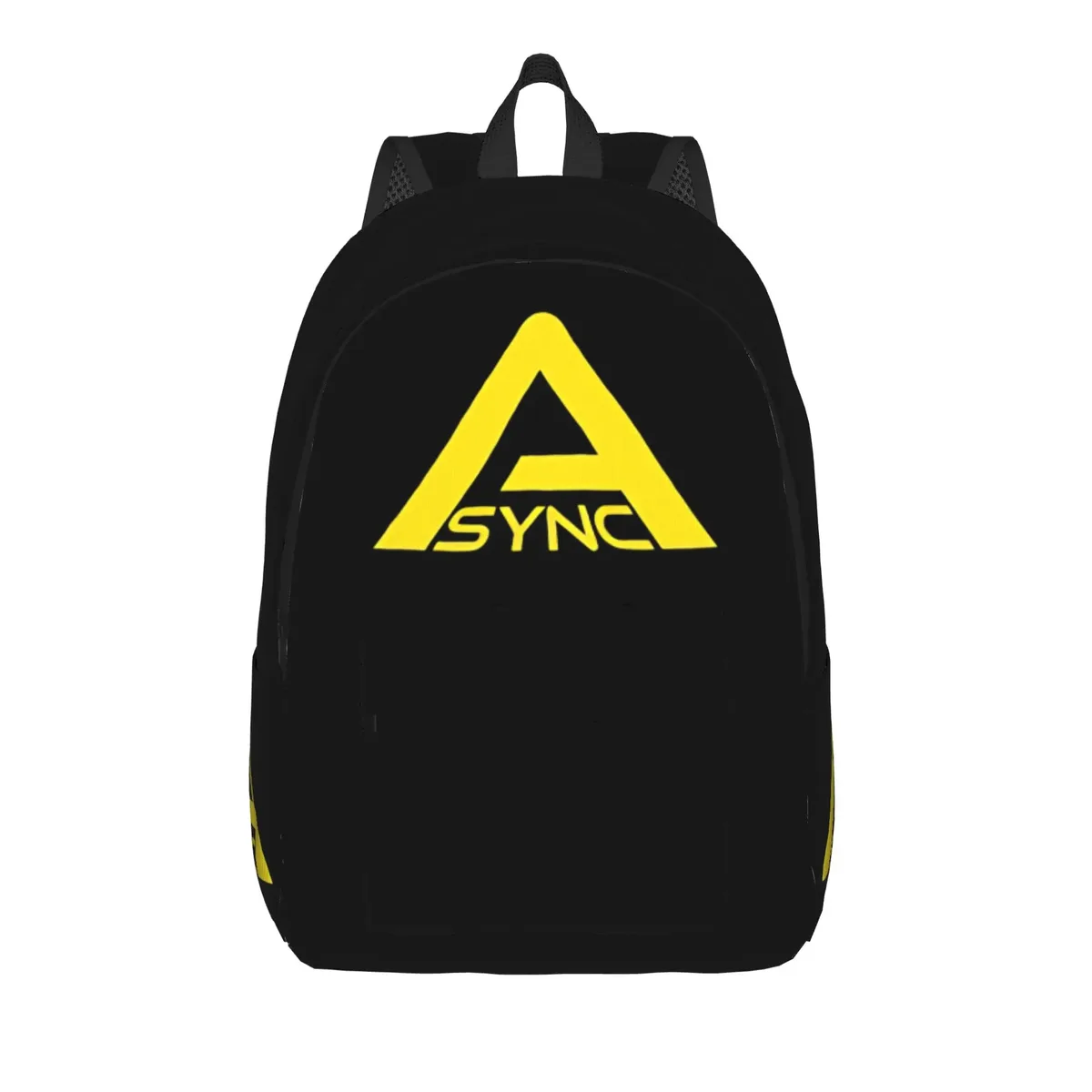 sac dos polyester jaune vif motif film couloir ultra léger voyage ecole universite femmes bandoulière ordinateur portable extérieur